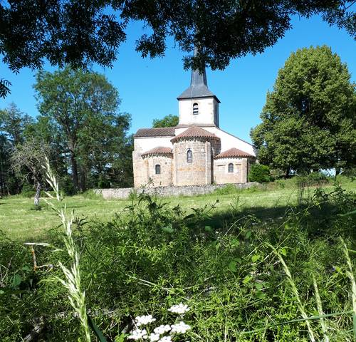 Paysage lac Néris-les-Bains