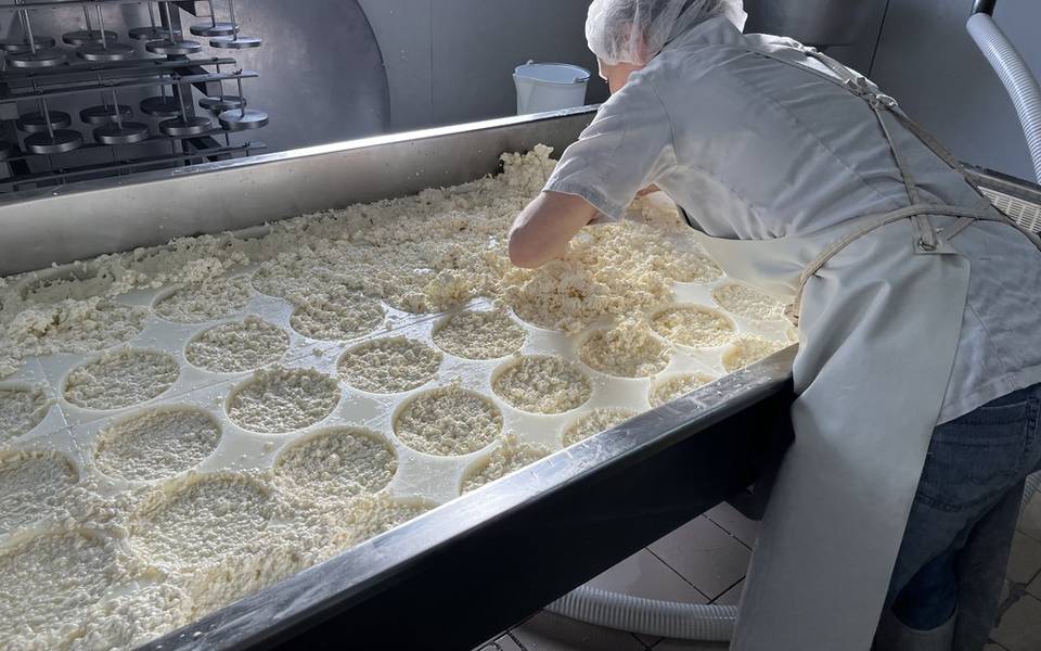 Fabrication du fromage Le Bézenet
