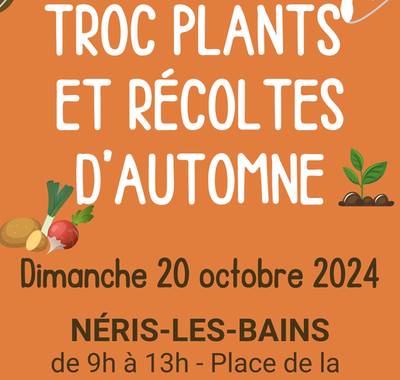 Troc plants et récoltes d'automone