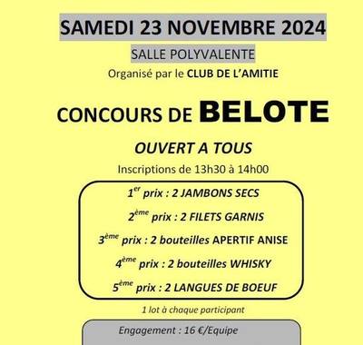 Concours de Belote