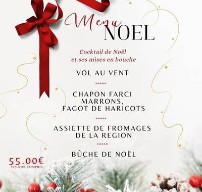 Menu de Noël au Casino