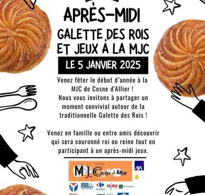 Galette des rois et jeux à la MJC