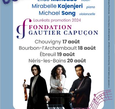 Concert de musique classique, par des lauréats de la promotion 2024 de la Fondation Gautier Capuçon