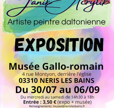 Exposition de peintures de Janik Acrylic