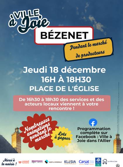 Ville à Joie à Bézenet 