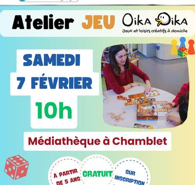 Atelier Parentalité : Jeux Oika Oika, avec Amandine Sauzedde