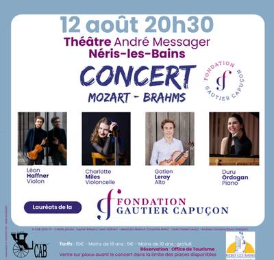 Concert Mozart - Brahms