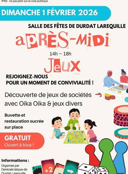 Après-midi jeux de société