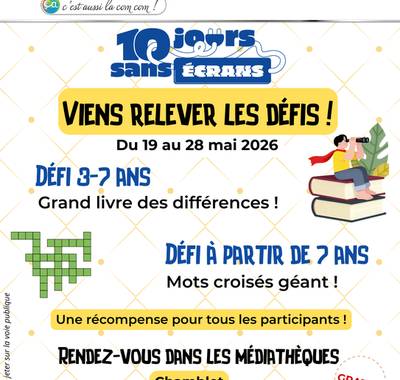 10 jours sans écrans : relève le défi !