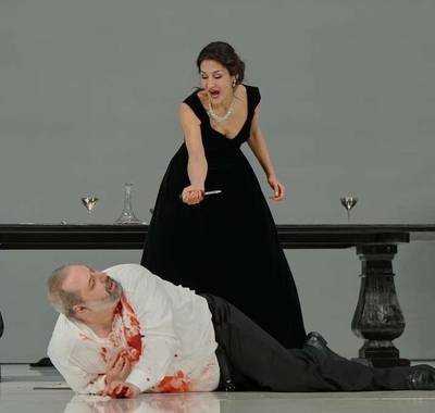 Projection d'un opéra : Tosca