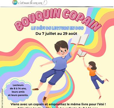 Bouquin-Copain : le défi de lecture en duo !