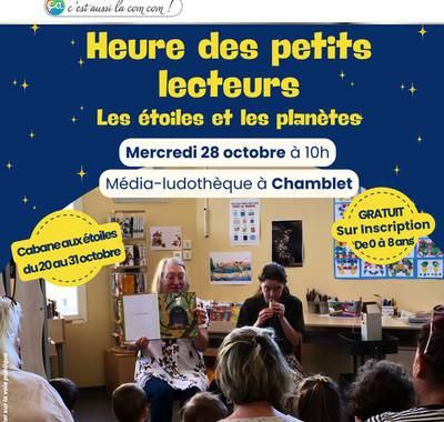 Heure des petits lecteurs "Des étoiles et des planètes"