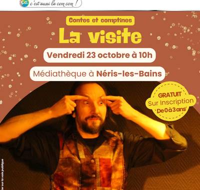 Spectacle de contes "La visite" avec Arnaud Redon