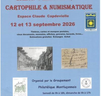 Salon philatélique, cartophile, numismatique