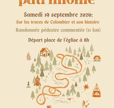 Randonnée commentée pour les Journées Européennes du Patrimoine
