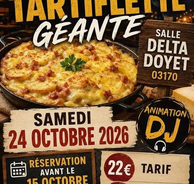 Soirée tartiflette géante