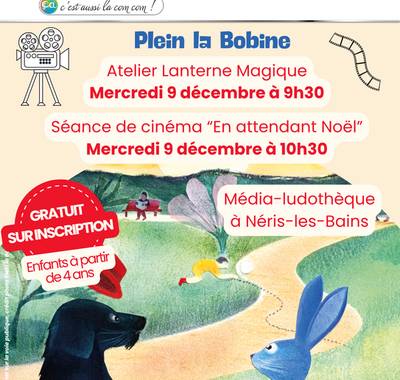 Plein la Bobine : séance de cinéma "en attendant Noël"