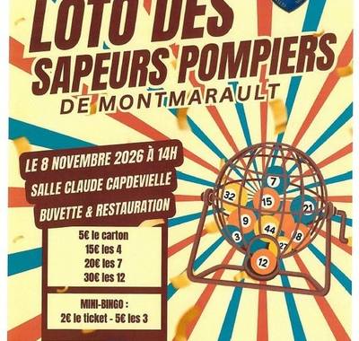Loto des sapeurs pompiers de Montmarault