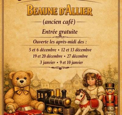 Exposition de jouets anciens
