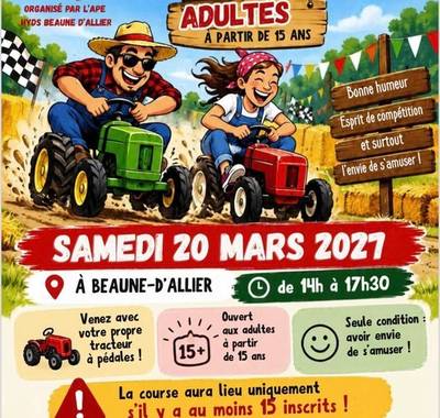 Course de tracteurs à pédales